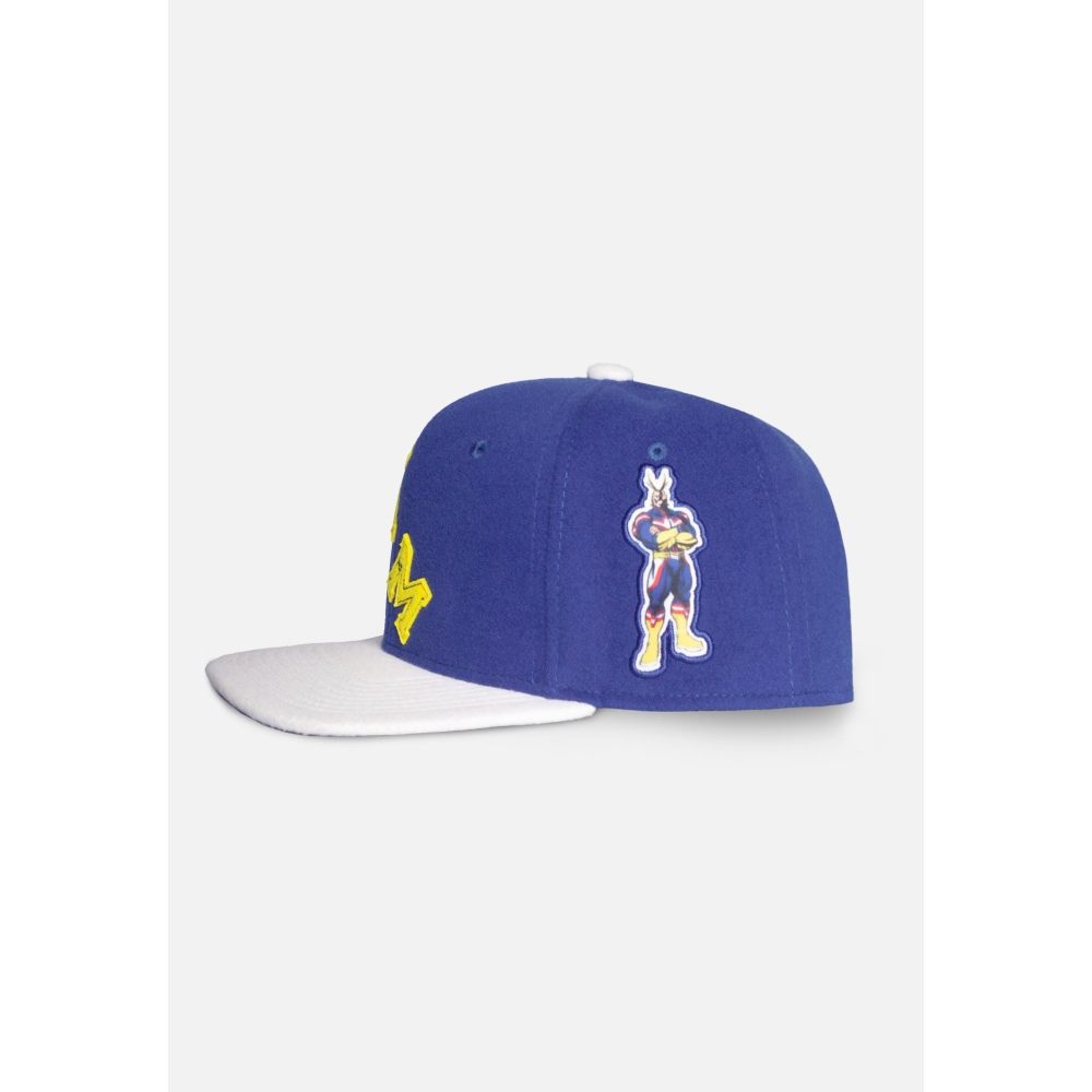 My Hero Academia - All Might Casquette Snapback - Bleu